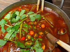 仔姜鲜锅嫩鸭血-不曾在把把烧•烧烤(莲坂磐基店)