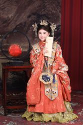 -后宫·古装汉服京剧儿童亲子全家福摄影