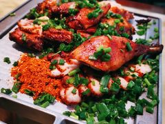 烤肉烤鸡双拼-绿茶餐厅(成都大悦城店)