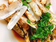 炒蛏子-宾朋海鲜美食特色餐厅·纯手工鲅鱼水饺(兴海路店)