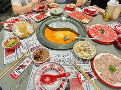 水牛奶冬阴功红油辣锅双拼-生活如沸·顺德水牛奶火锅(大学路店)