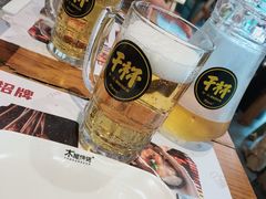 干杯扎啤-木屋烧烤(万德庄店)