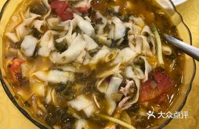 Sichuan Noodles with Meat Strips