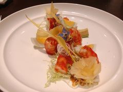 鱼子酱大虾沙拉-北京华彬费尔蒙酒店·刃餐厅