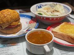 煎蛋免治牛肉饭-敏华冰厅(德福广场店)