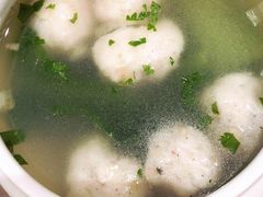鲜嫩黄花鱼丸汤-将相和·海鲜蒸饺大连菜