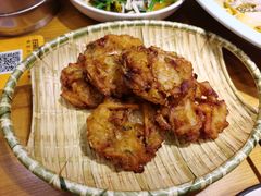 手工虾饼-丁记盐蘸牛肉·新杭菜(河东路店)