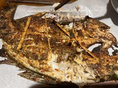 香茅草烤海鲈鱼-疆里疆外·和田烤肉·清真