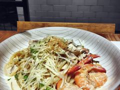 芝士蘑菇鲜虾意大利面-BE BRIGHT KITCHEN(正佳广场店)