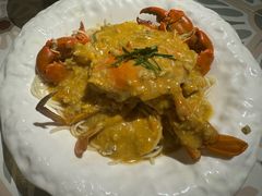 青蟹蟹粉拌面-十面欢腾·海鲜面·台式Bistro(长乐路店)