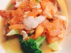 上汤西兰花-绿茶餐厅(华联万柳店)