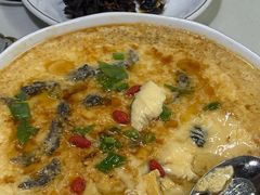 羊肚菌蒸蛋-龙姐私房菜(和顺古镇店)