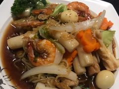 海鲜拉面炒年糕-青松馆韩国料理(香港中路佳世客店)