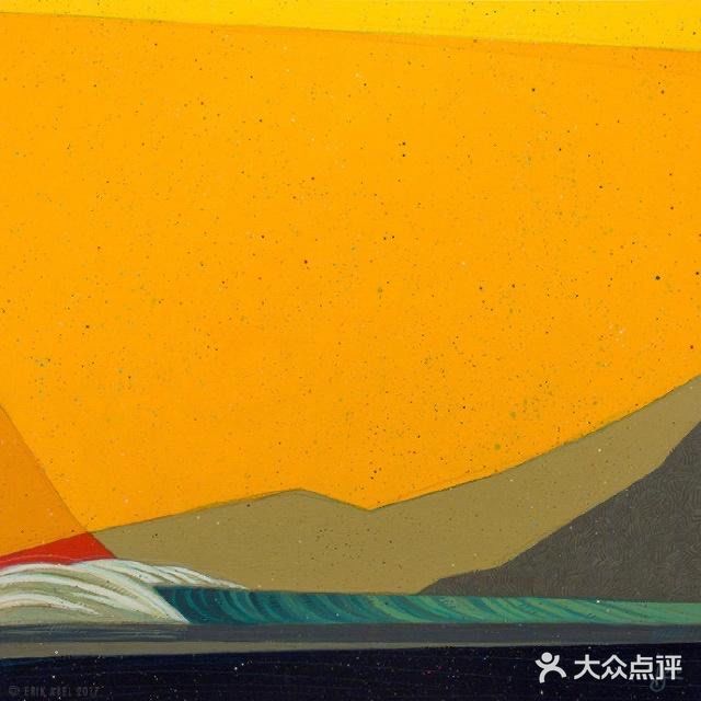 色彩明快的自然风景插画🏖️