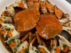 葱爆膏蟹-望乡楼上海菜(日月光店)