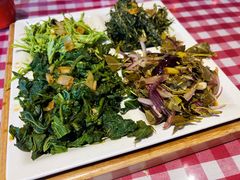 炝拌野菜-王村姑老土炕莜面村(桥东店)