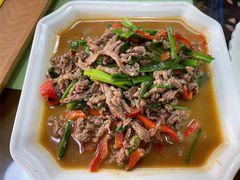 爆炒牛肉-五彩雪域藏餐馆