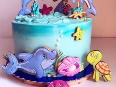 -咖咖熊蛋糕定制·蓝风车动物奶油