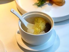 竹荪羊肚菌白菜心汤-四季民福烤鸭店(前门店)