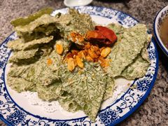 面拖桑树叶-天台徐家小吃