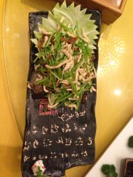 芫爆鸡丝蜇头-喜满堂婚礼会馆(水上公园店)
