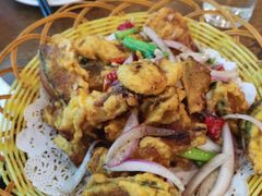椒盐南瓜-老马家·舌尖上的西塘美食