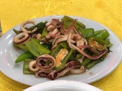 尖椒炒鲜鱿-浩海美食店(闸坡店)