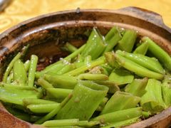 虾酱啫啫通菜梗-天宝食坊·啫啫煲大排档(西华路店)