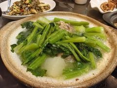 咸骨春菜煲-盛中钰广味小馆