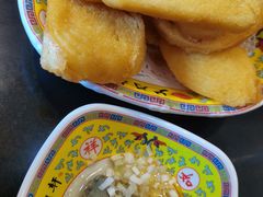 炸馒头片带臭豆腐-芦月轩羊蝎子(北蜂窝店)