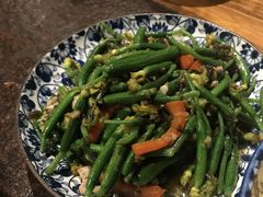 榄菜肉末黄瓜花-上楼私房菜(院士路店)