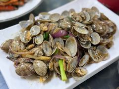 洋葱蚝油炒花甲-金螃蟹