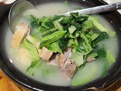 烧骨煲淋大芥菜-六浦佳厨 ·地道粤菜(阳山鸡煲店)