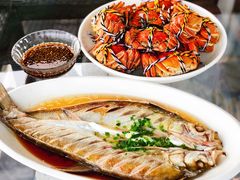 -七的湖·晚芳亭·阳澄湖农家菜·大闸蟹(莲花岛店)