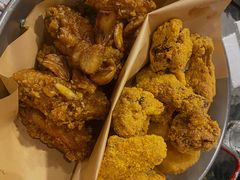 炸鸡翅一半一半-富乐满韩国正宗炸鸡韩国料理(虹泉路店)