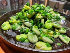 韭菜蚕豆-走马楼饭庄(慈城古县城店)