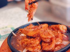铁板锡铂大虾-眷江南之小蓝鲸(王府大街店)