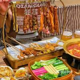 上海撸串新店！大缸出来的烤串就是香