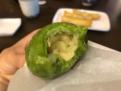 麦青爆浆榴莲青团-佬泰丰斋· 乌镇茶食餐厅