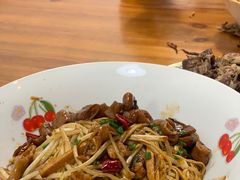 肉丝拌川加大肠-小狗面馆(河东路店)