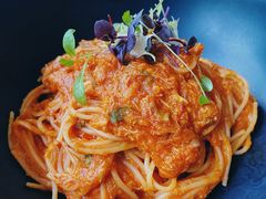 辣椒螃蟹意面-植物园哈利亚餐厅