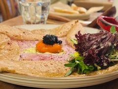 烟熏火腿鸡蛋荞麦可丽饼-salée
