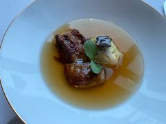嫩煎鸭肝与猪五花-翡翠36餐厅(浦东香格里拉店)