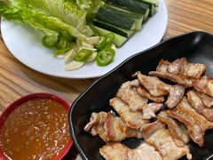 烤五花肉-韩聚园韩国料理(文灶店)