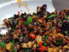 鳝鱼炒田螺-老灶屋(金侨城店)