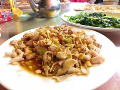 白灼鸭肠-万家海鲜饭店