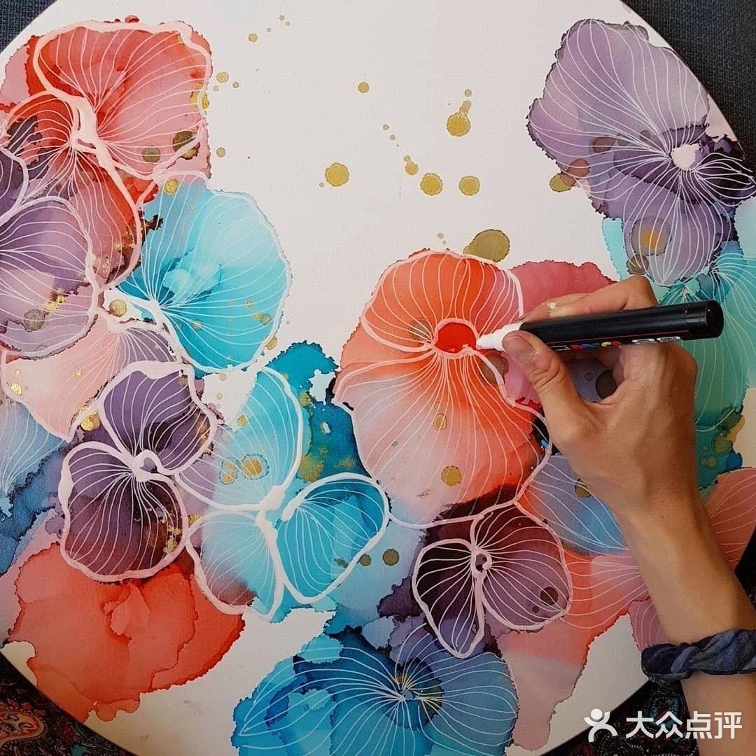 自己也可以画的墙绘装饰画