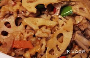 Minced Pork Stir-fried Lotus Root Slices