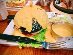 芝士瀑布汉堡-肥韬茶餐厅(南山mini店)