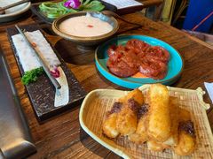 古道嫩牛肉-老牌坊云南鱼豆花火锅(爱建店)